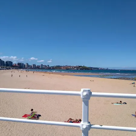 Apartamento Playa San Lorenzo A 100 M De Playa *